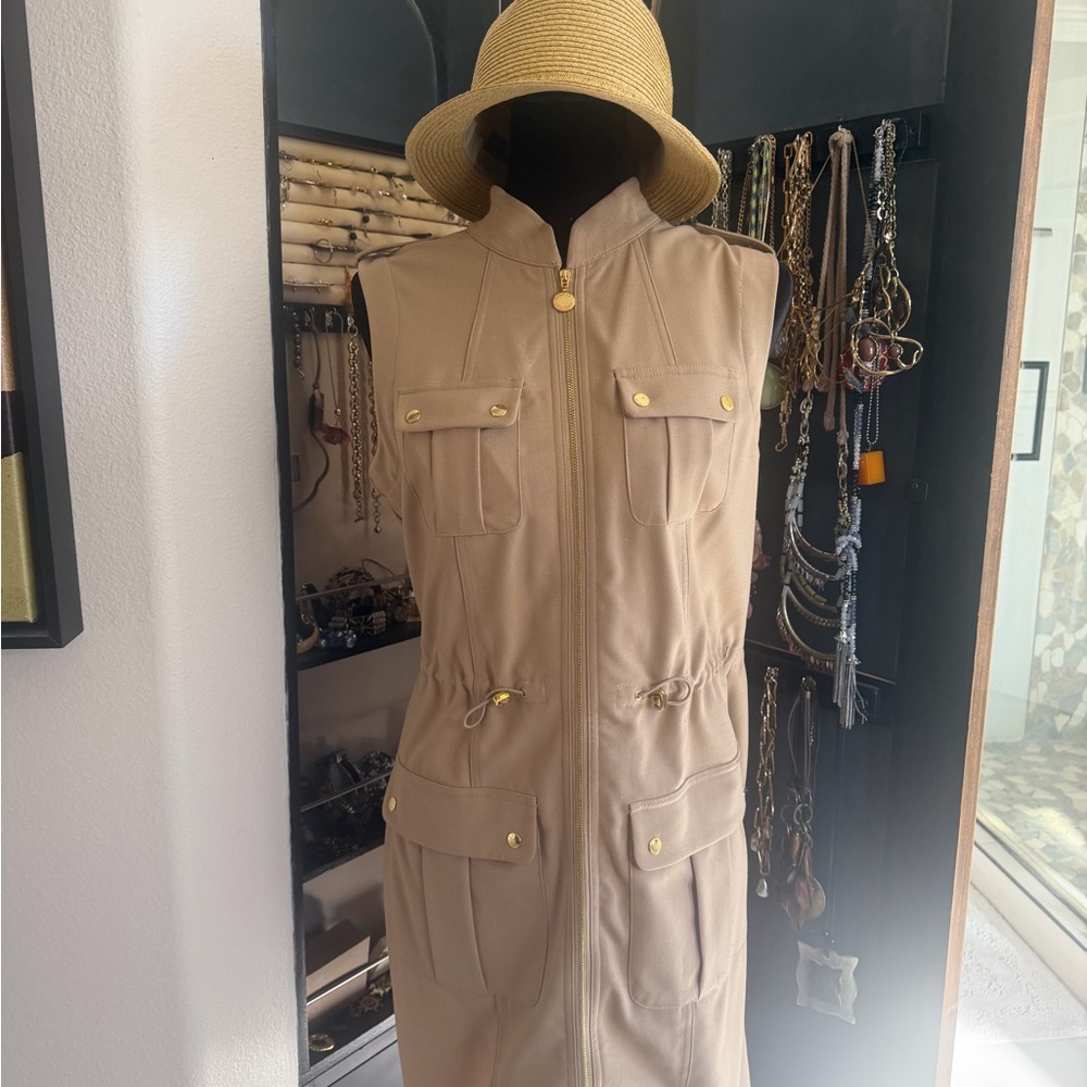 Women's Tan Utility Dress